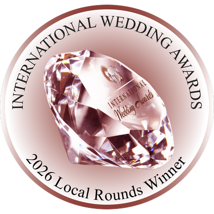 International Wedding Awards 2026 · Local Rounds Winner International Wedding Awards 2026 · Local Rounds Winner